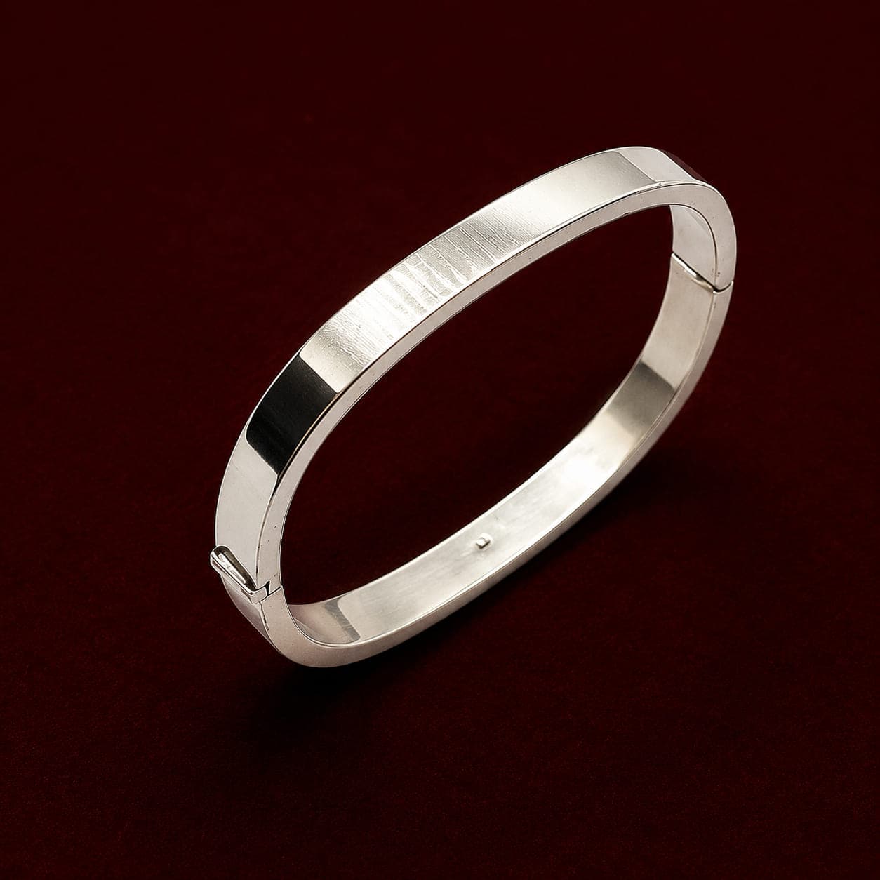 Bracelete Quadrado Liso 65mm