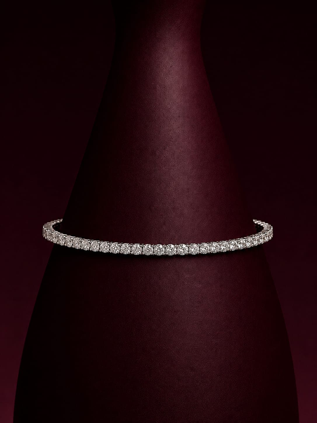 Pulseira Riviera Moissanita 2,5mm