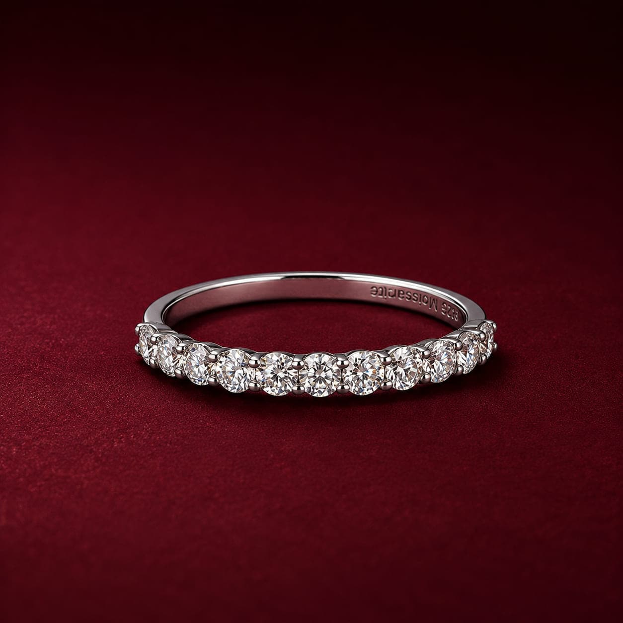 Anel Aparador Moissanita 2,25mm 0,04ct